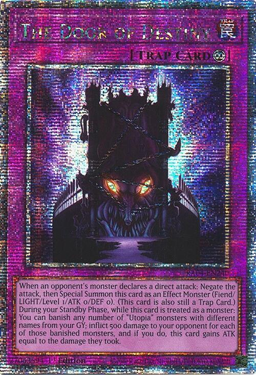 The Door of Destiny - RA04-EN240 - (Quarter Century Secret Rare) - 1st Edition